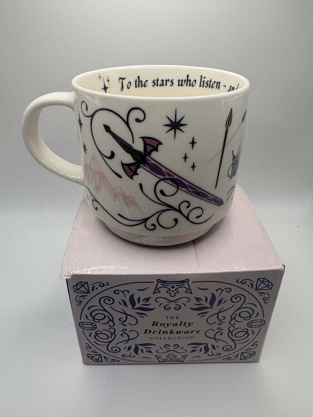 Owlcrate Exclusive ACOTAR Court Of Thorns And Roses Royalty Mug